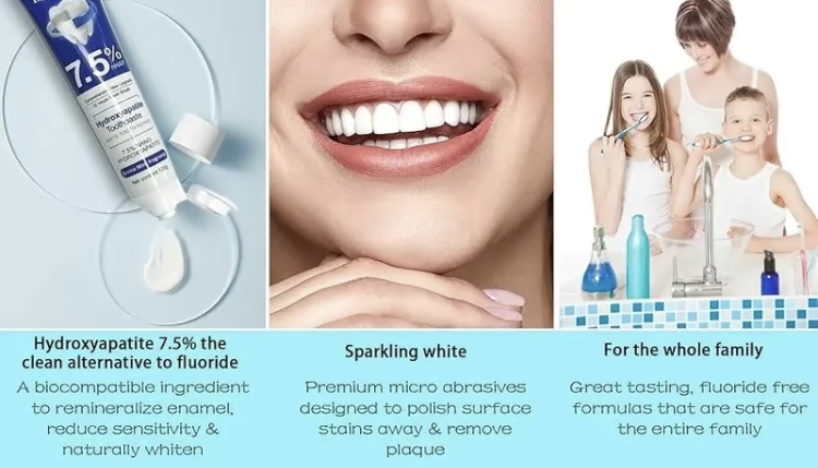 Zestygaze™ 7.5% Hydroxyapatite Toothpaste – Enamel Repair & Whitening