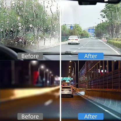 Automotive Oil Film Remover – Streak-Free Glass Cleaner for Fast Window Decontamination