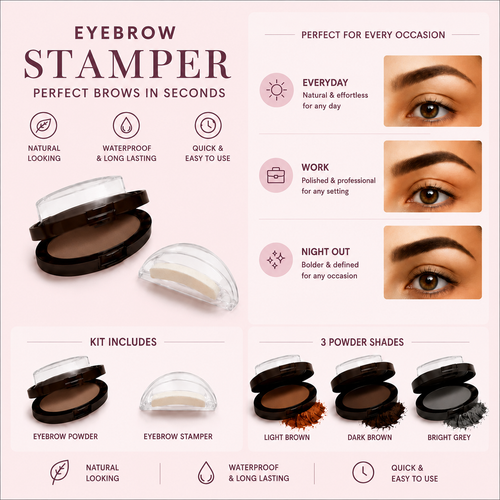 Eyebrow Stamp Kit - Fuller Natural Brows in Seconds