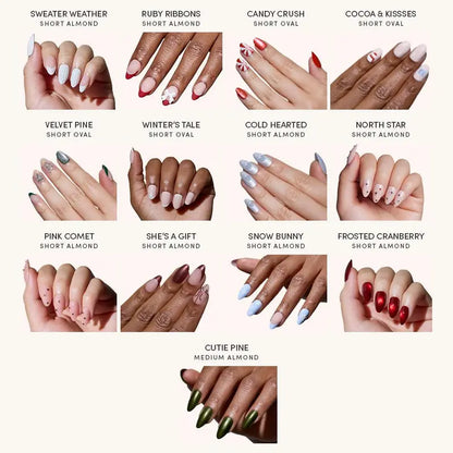 ❄️ Snowed In Press-On Nail Collection