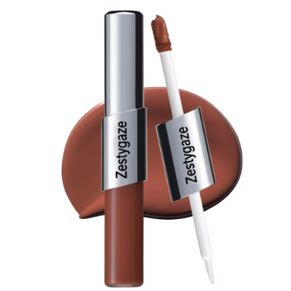 Perfect Twin Lip — Dual-Ended Liquid Lipstick with Velvet Matte Color and Glossy Shine