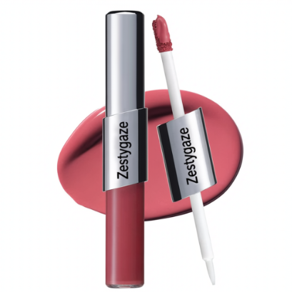 Perfect Twin Lip — Dual-Ended Liquid Lipstick with Velvet Matte Color and Glossy Shine