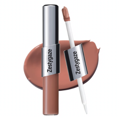 Perfect Twin Lip — Dual-Ended Liquid Lipstick with Velvet Matte Color and Glossy Shine