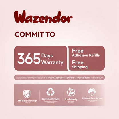 Wazendor™ Invisible Push-Up Sticky Bra | Reusable & Waterproof