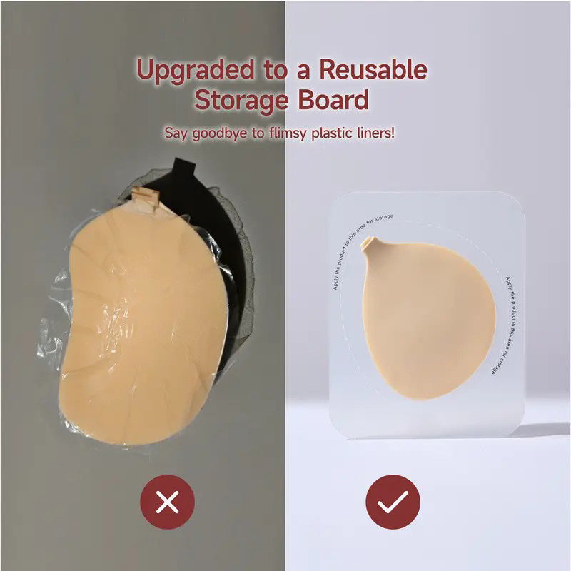 Wazendor™ Invisible Push-Up Sticky Bra | Reusable & Waterproof